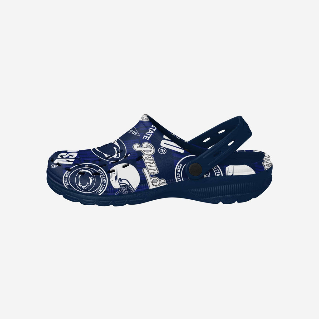 Penn State Nittany Lions Historic Print Clog With Strap FOCO S - FOCO.com