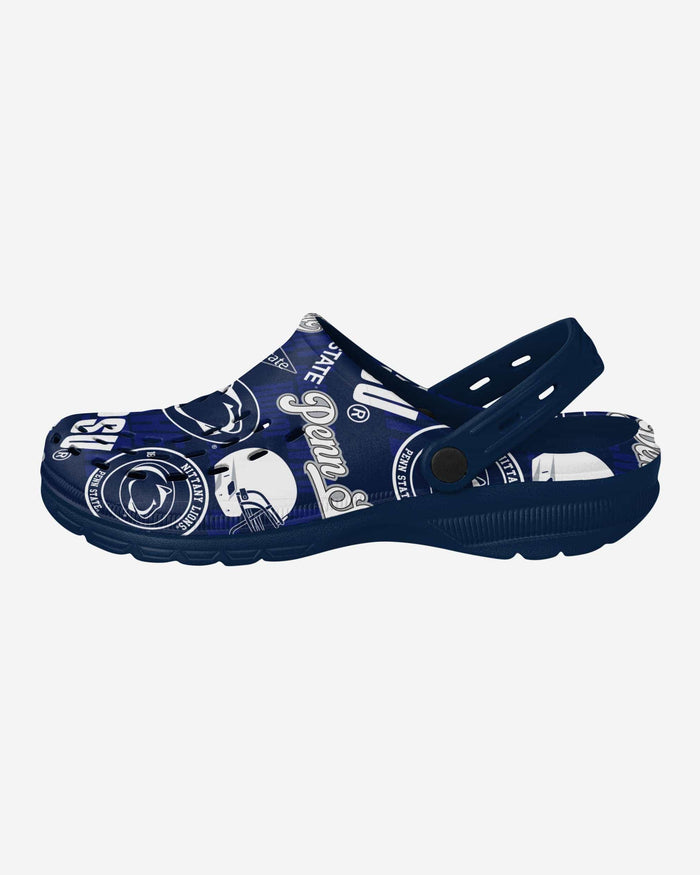 Penn State Nittany Lions Historic Print Clog With Strap FOCO S - FOCO.com