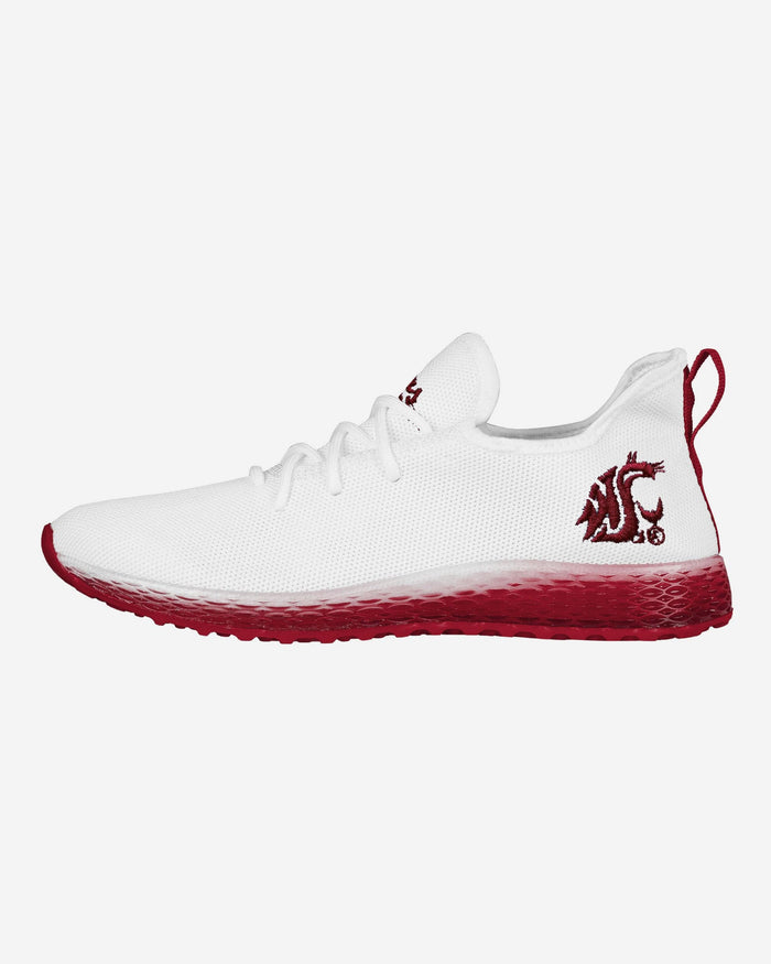 Washington State Cougars Gradient Midsole White Sneakers FOCO 7 - FOCO.com