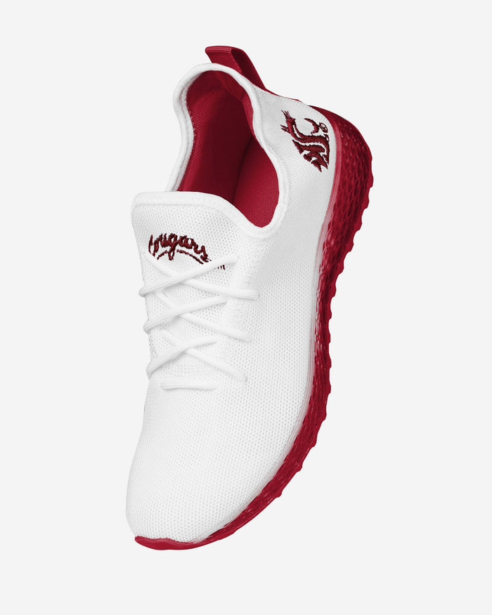 Washington State Cougars Gradient Midsole White Sneakers FOCO - FOCO.com