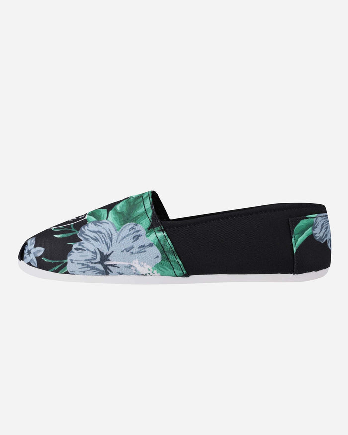 Las Vegas Raiders Womens Floral Canvas Shoe FOCO - FOCO.com