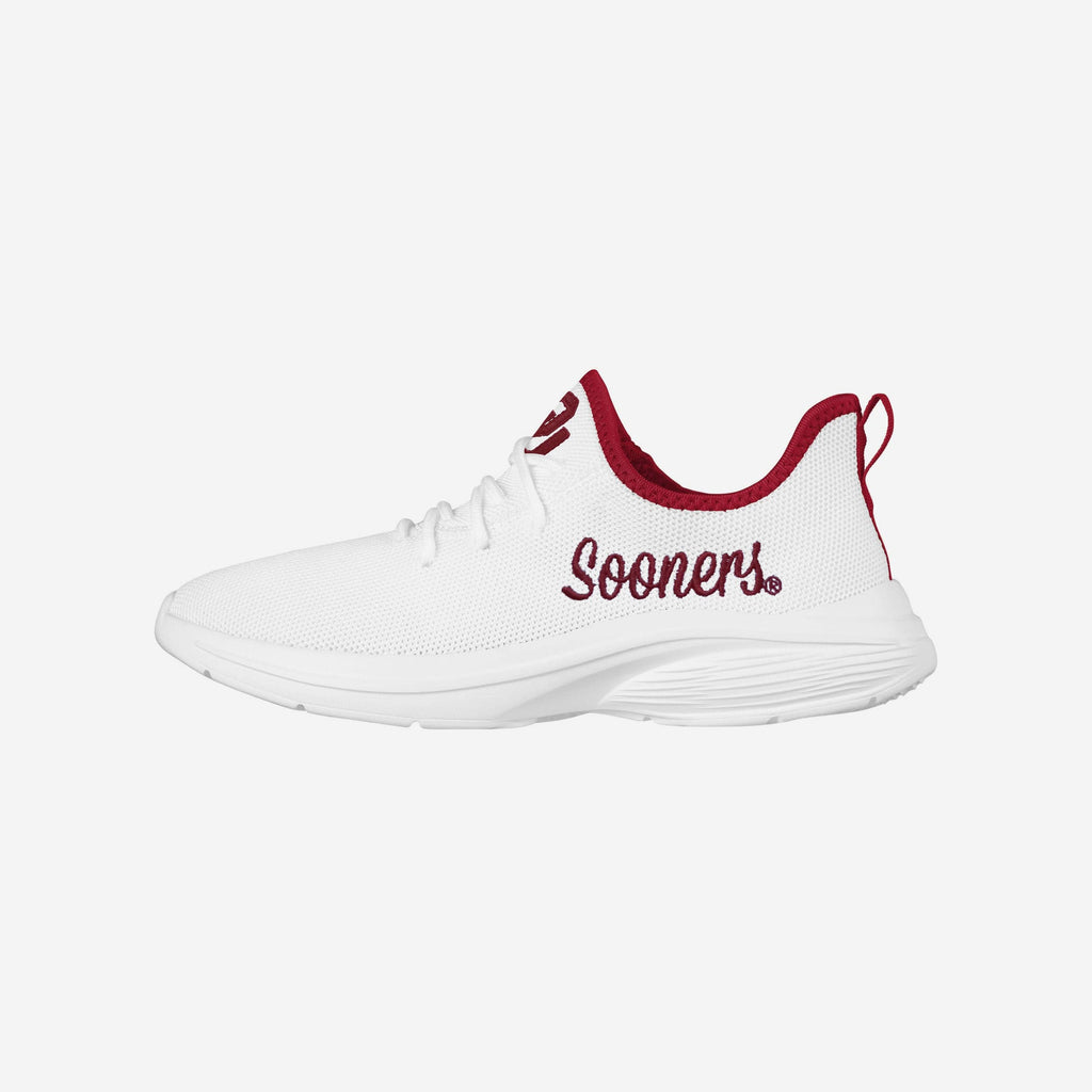 Oklahoma Sooners Womens Midsole White Sneaker FOCO 6 - FOCO.com