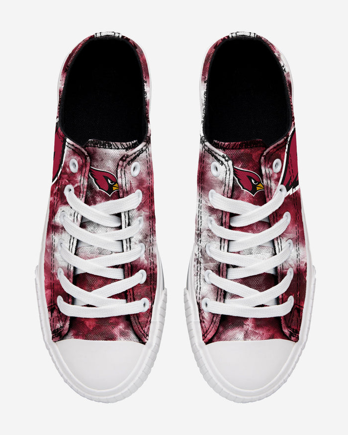 Arizona Cardinals Womens Red Low Top Tie-Dye Canvas Shoe FOCO - FOCO.com