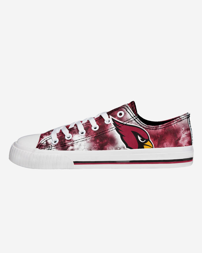 Arizona Cardinals Womens Red Low Top Tie-Dye Canvas Shoe FOCO 6 - FOCO.com