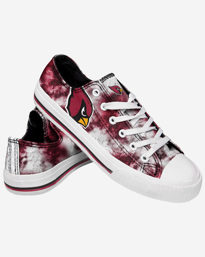 Arizona Cardinals Womens Red Low Top Tie-Dye Canvas Shoe FOCO - FOCO.com