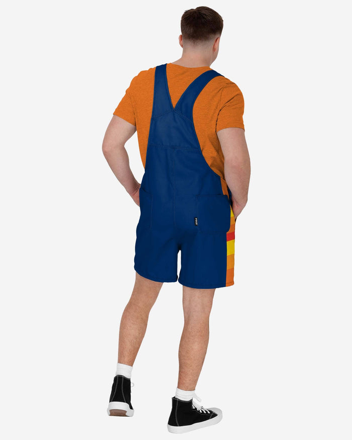 Houston Astros Mens Team Stripe Bib Shortalls FOCO - FOCO.com