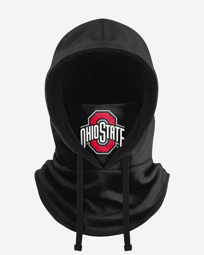 Ohio State Buckeyes Black Drawstring Hooded Gaiter FOCO - FOCO.com