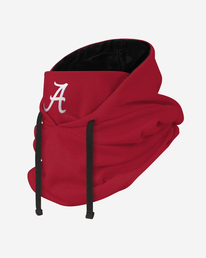 Alabama Crimson Tide Waffle Drawstring Hooded Gaiter FOCO - FOCO.com