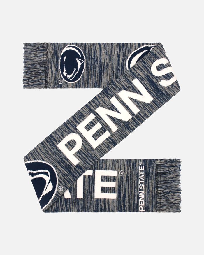 Penn State Nittany Lions Wordmark Big Logo Colorblend Scarf FOCO - FOCO.com