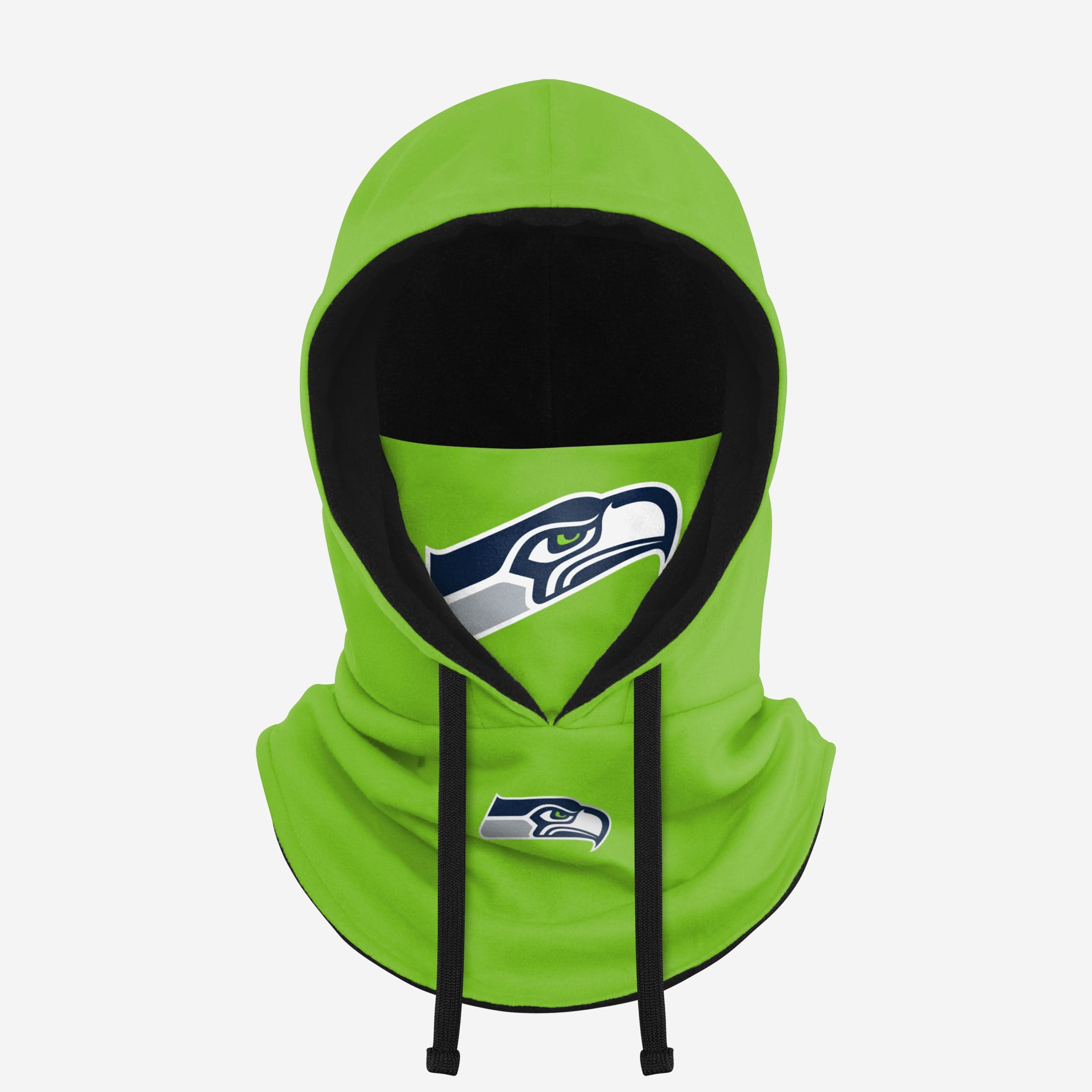 Seattle Seahawks NFL Mens Solid Gaiter Hoodie