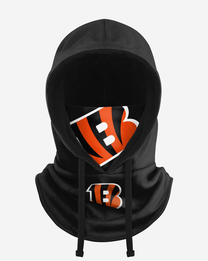 Cincinnati Bengals Black Drawstring Hooded Gaiter FOCO - FOCO.com