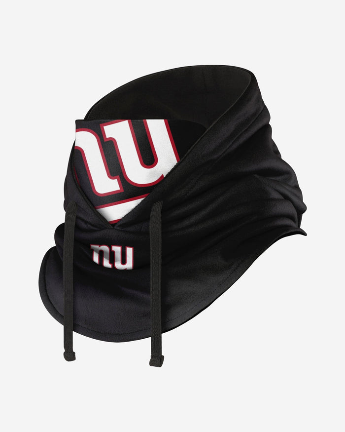 New York Giants Black Drawstring Hooded Gaiter FOCO - FOCO.com