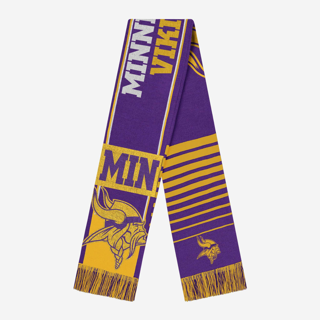 Minnesota Vikings Reversible Thematic Scarf FOCO - FOCO.com