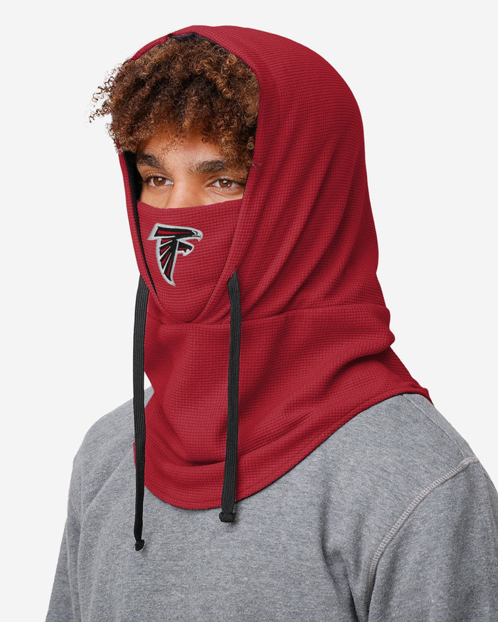 Atlanta Falcons Waffle Drawstring Hooded Gaiter FOCO - FOCO.com