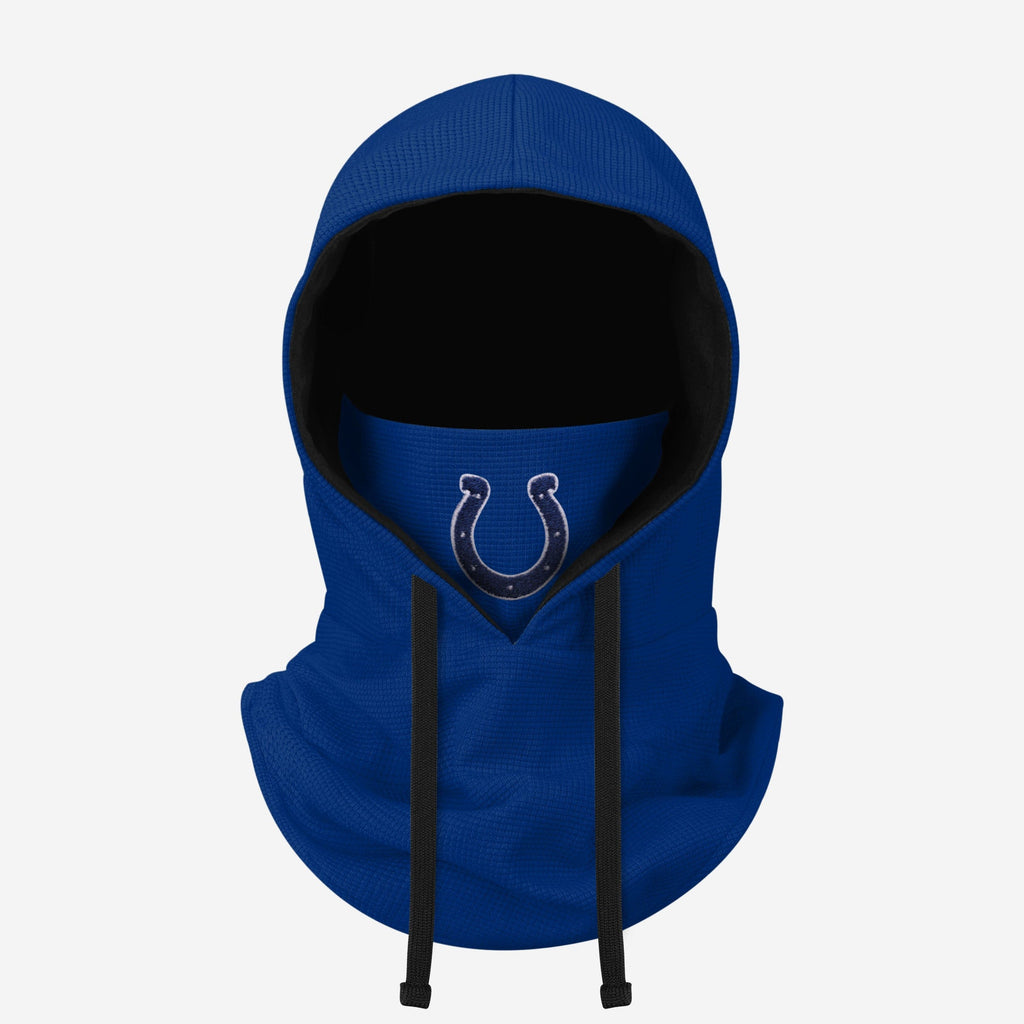 Indianapolis Colts Waffle Drawstring Hooded Gaiter FOCO - FOCO.com