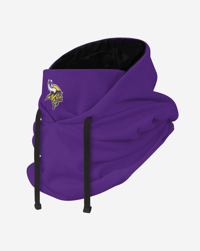 Minnesota Vikings Waffle Drawstring Hooded Gaiter FOCO - FOCO.com