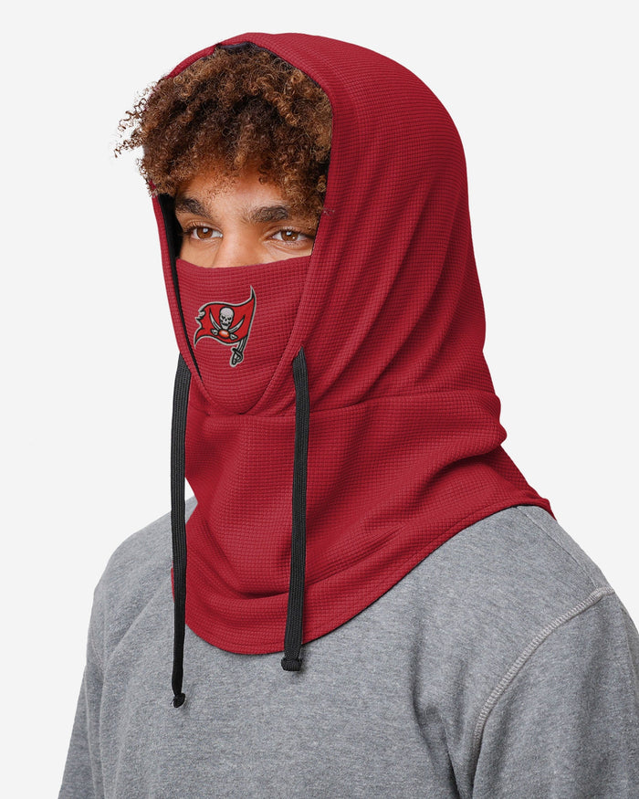 Tampa Bay Buccaneers Waffle Drawstring Hooded Gaiter FOCO - FOCO.com