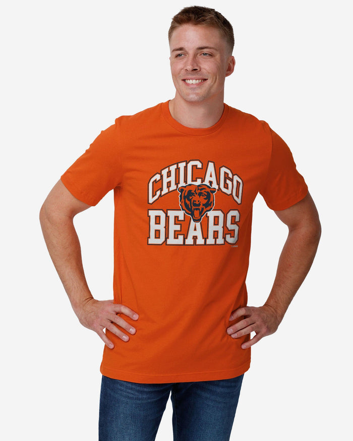 FOCO Chicago Bears NFL Womens Cold Shoulder T-Shirt