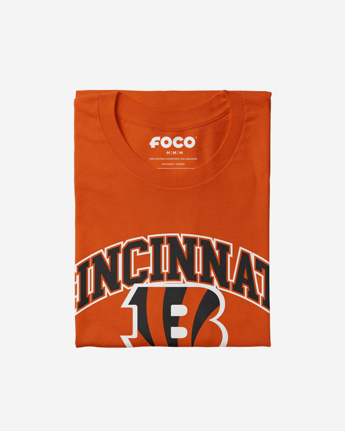 Cincinnati Bengals Arched Wordmark T-Shirt FOCO - FOCO.com