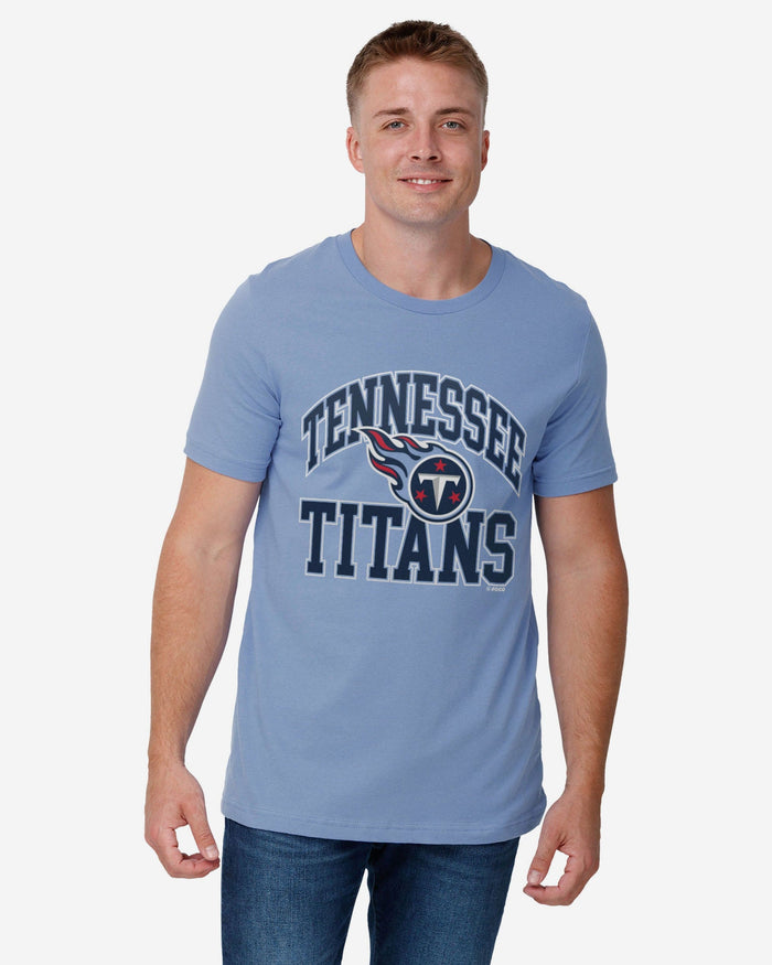 Tennessee Titans Arched Wordmark T-Shirt FOCO - FOCO.com