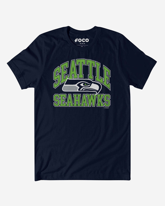 Seattle Seahawks Arched Wordmark T Shirt FOCO