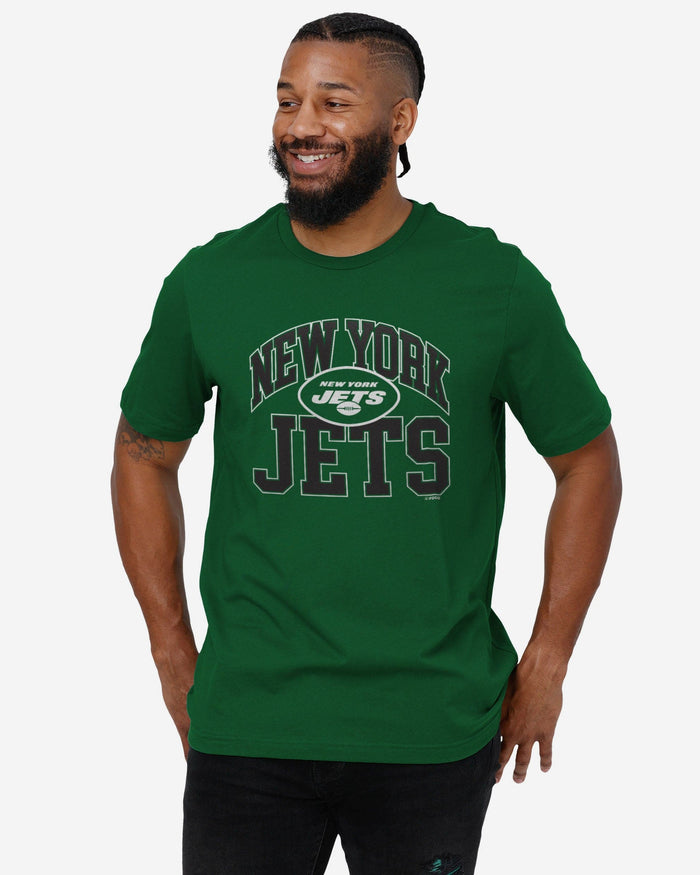 New York Jets Arched Wordmark T-Shirt FOCO - FOCO.com