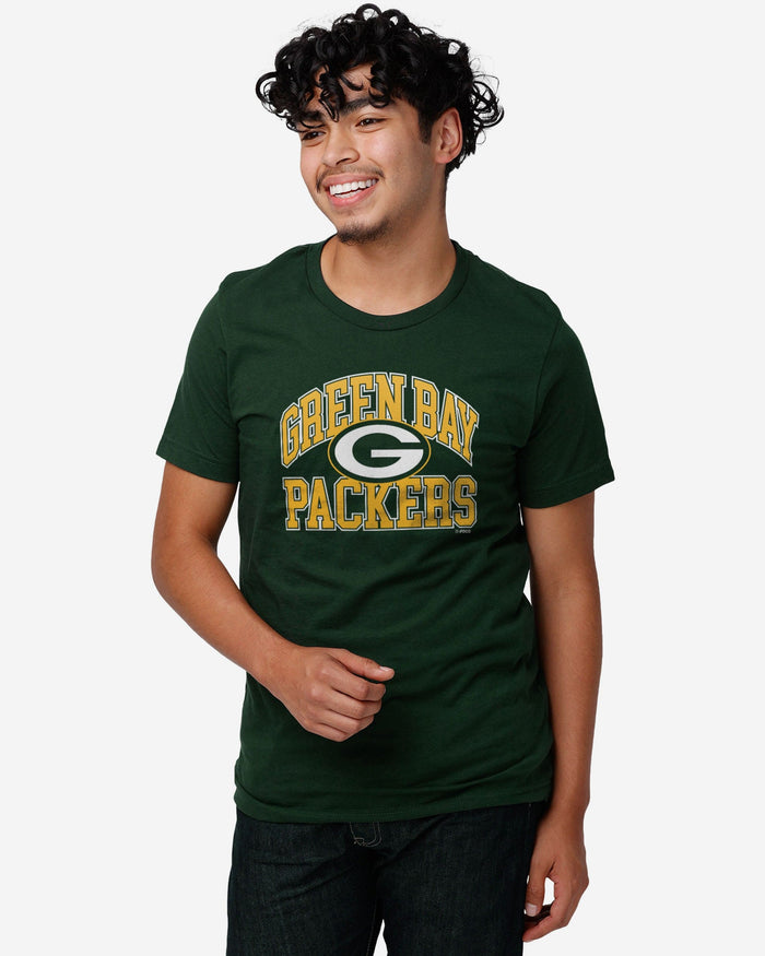 Green Bay Packers Arched Wordmark T-Shirt FOCO - FOCO.com