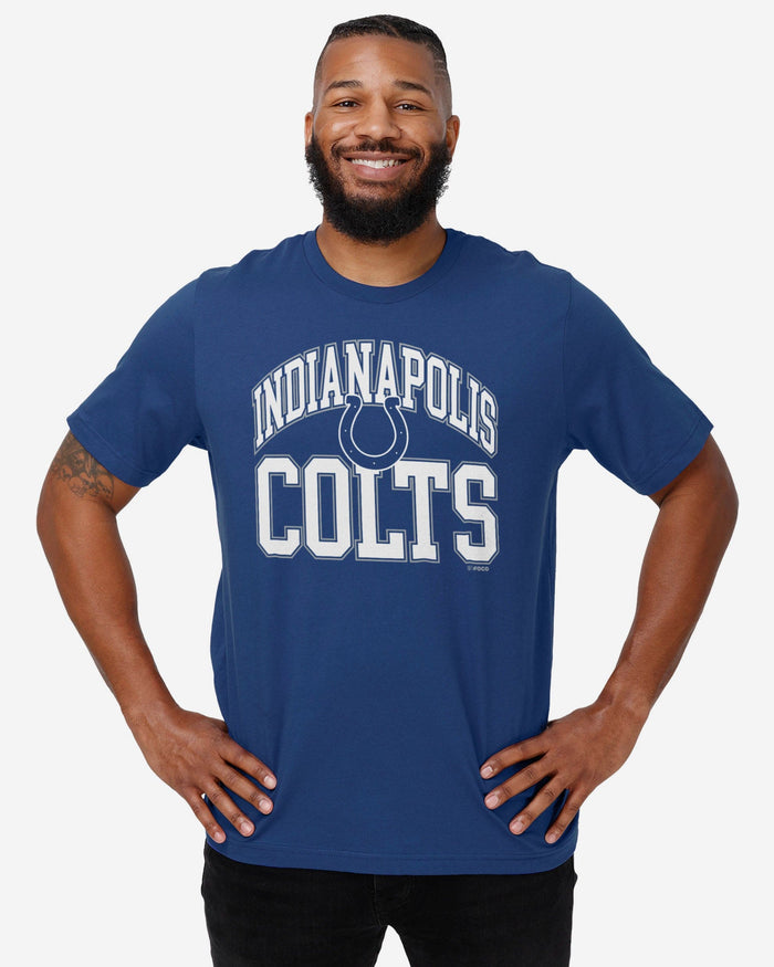 Indianapolis Colts Arched Wordmark T-Shirt FOCO - FOCO.com