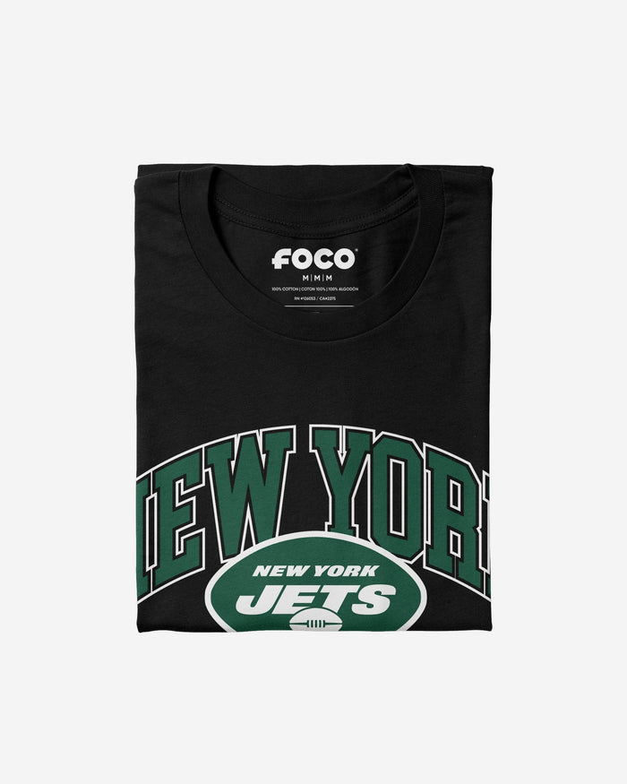 New York Jets Arched Wordmark T-Shirt FOCO - FOCO.com