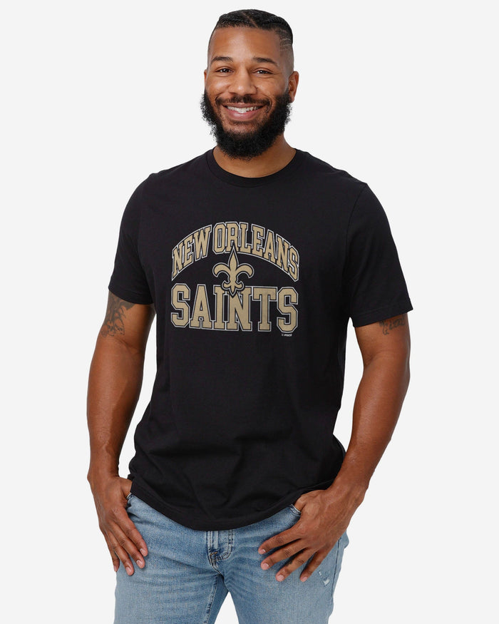 New Orleans Saints Arched Wordmark T-Shirt FOCO