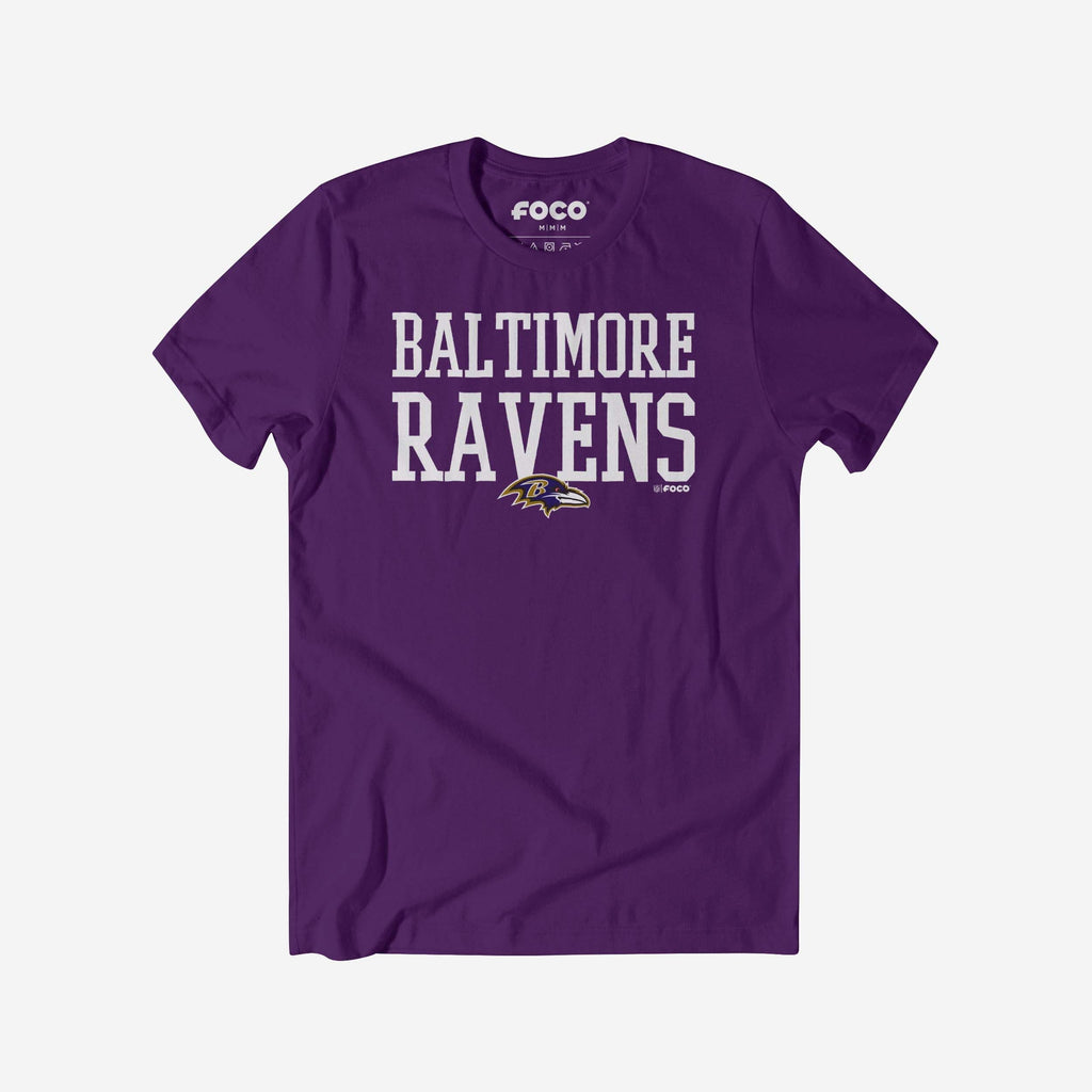 Baltimore Ravens Bold Wordmark T-Shirt FOCO