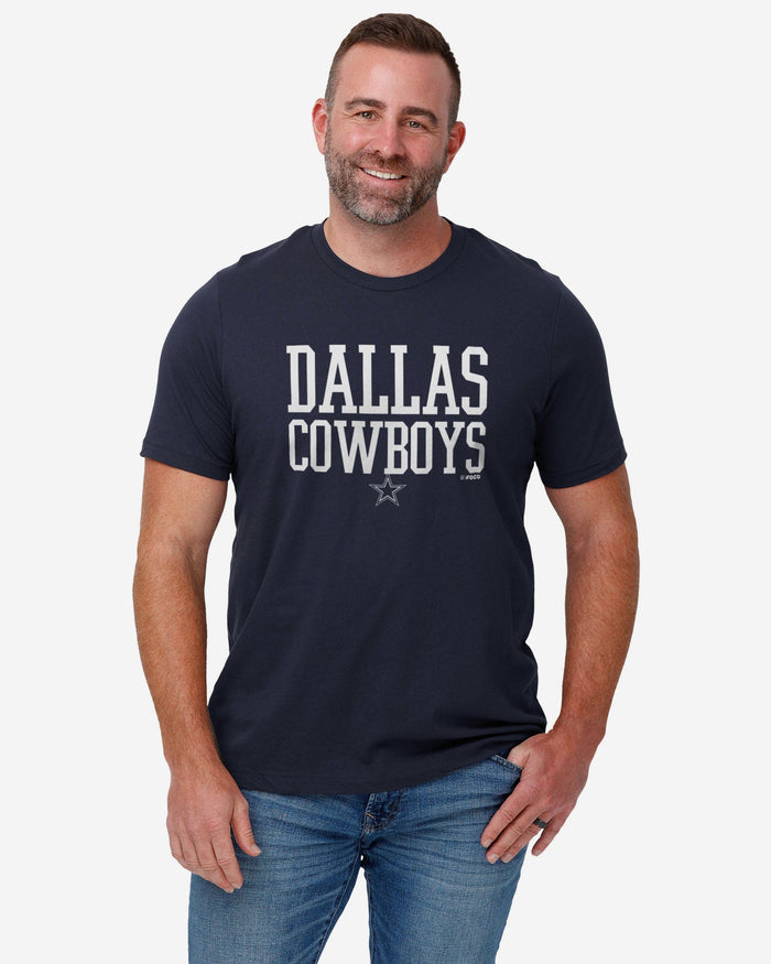 Dallas Cowboys Bold Wordmark T-Shirt FOCO - FOCO.com