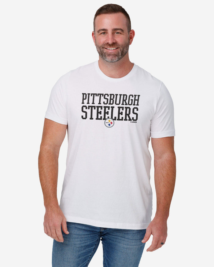 Pittsburgh Steelers Word Mark Sweatshirt (White)