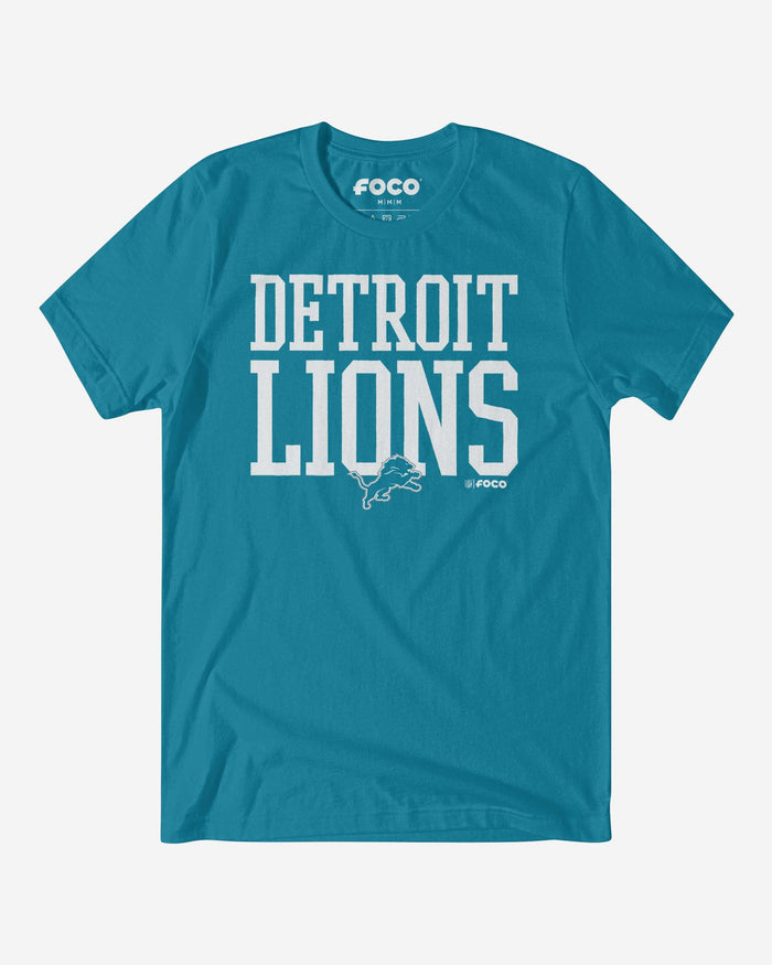 Detroit Lions Bold Wordmark T-Shirt FOCO S - FOCO.com