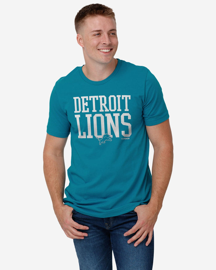 Detroit Lions Bold Wordmark T-Shirt FOCO