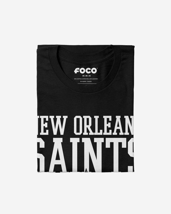 New Orleans Saints Bold Wordmark T-Shirt FOCO