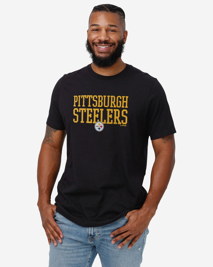 Pittsburgh Steelers Word Mark Sweatshirt (Black)