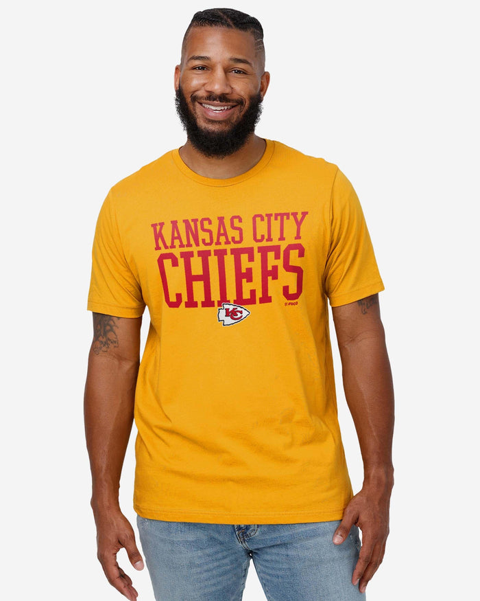 Kansas City Chiefs Bold Wordmark T-Shirt FOCO - FOCO.com