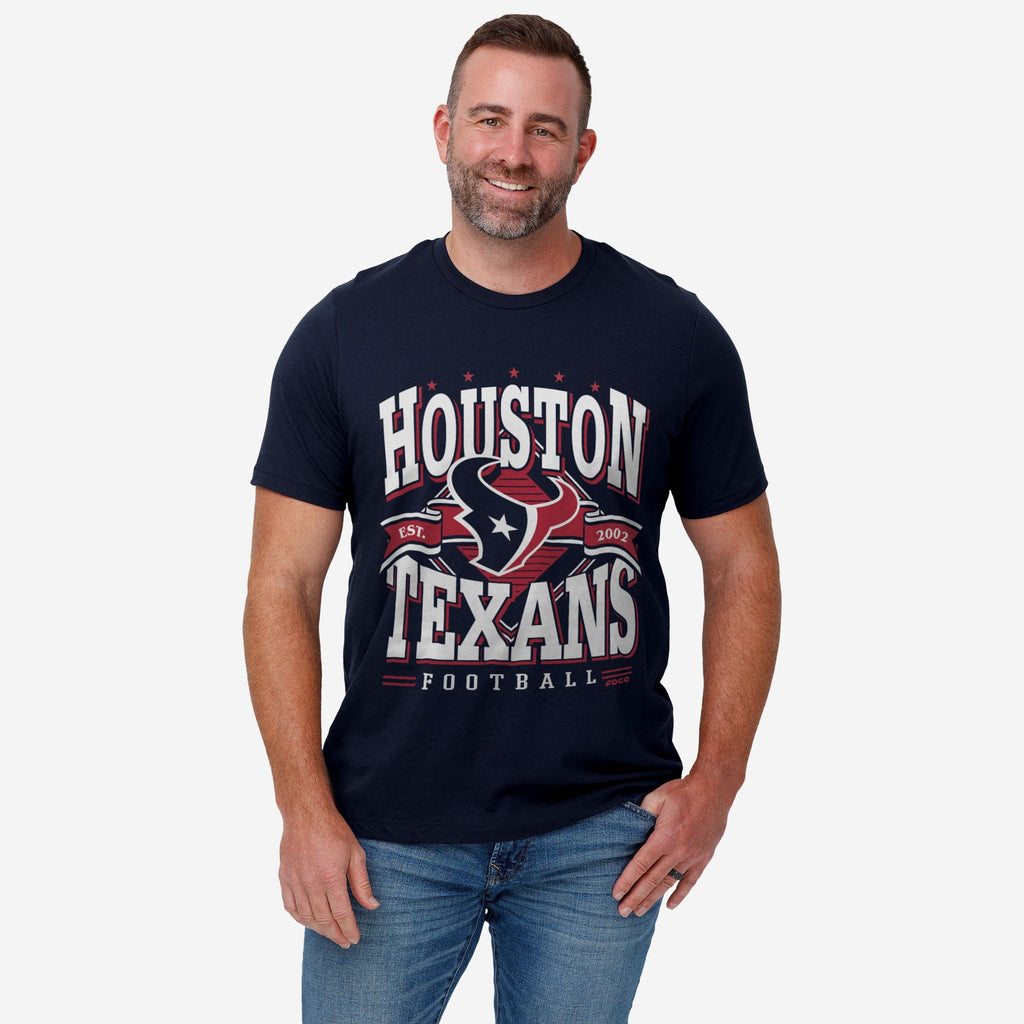 Houston Texans Established Banner T-Shirt FOCO