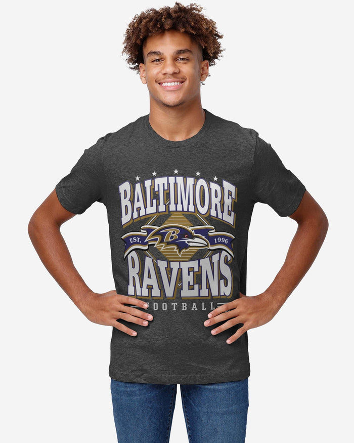 Baltimore Ravens Established Banner T-Shirt FOCO - FOCO.com