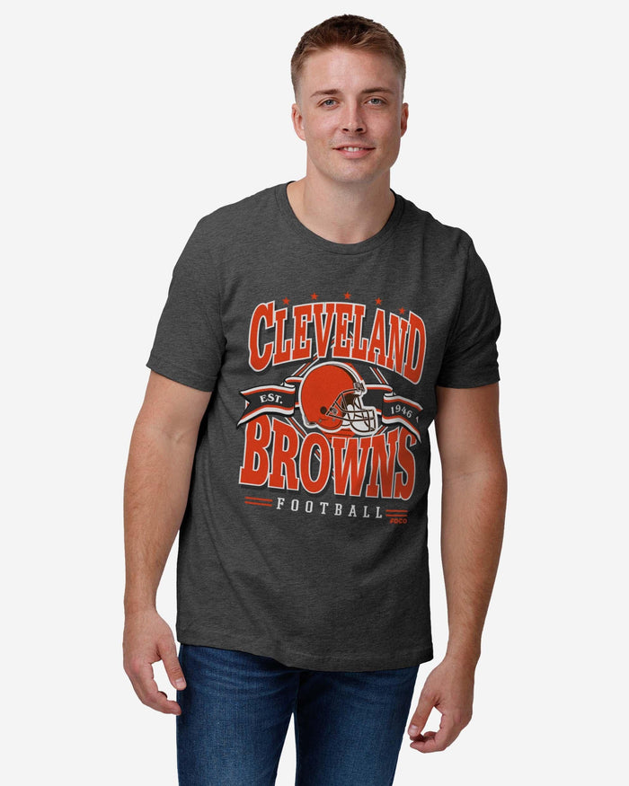 Cleveland Browns Established Banner T-Shirt FOCO - FOCO.com