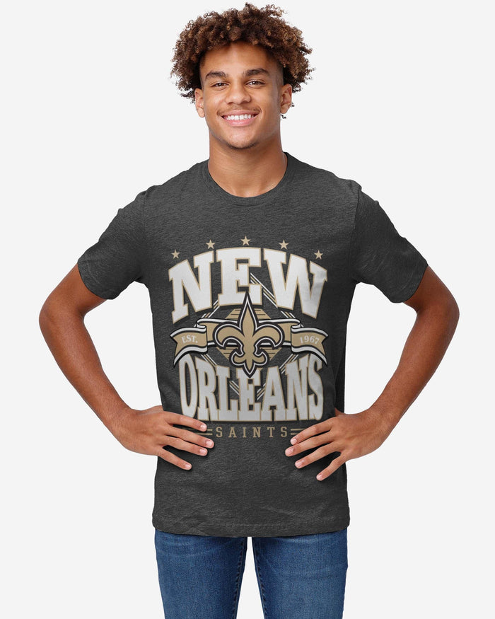 New Orleans Saints Established Banner T-Shirt FOCO - FOCO.com