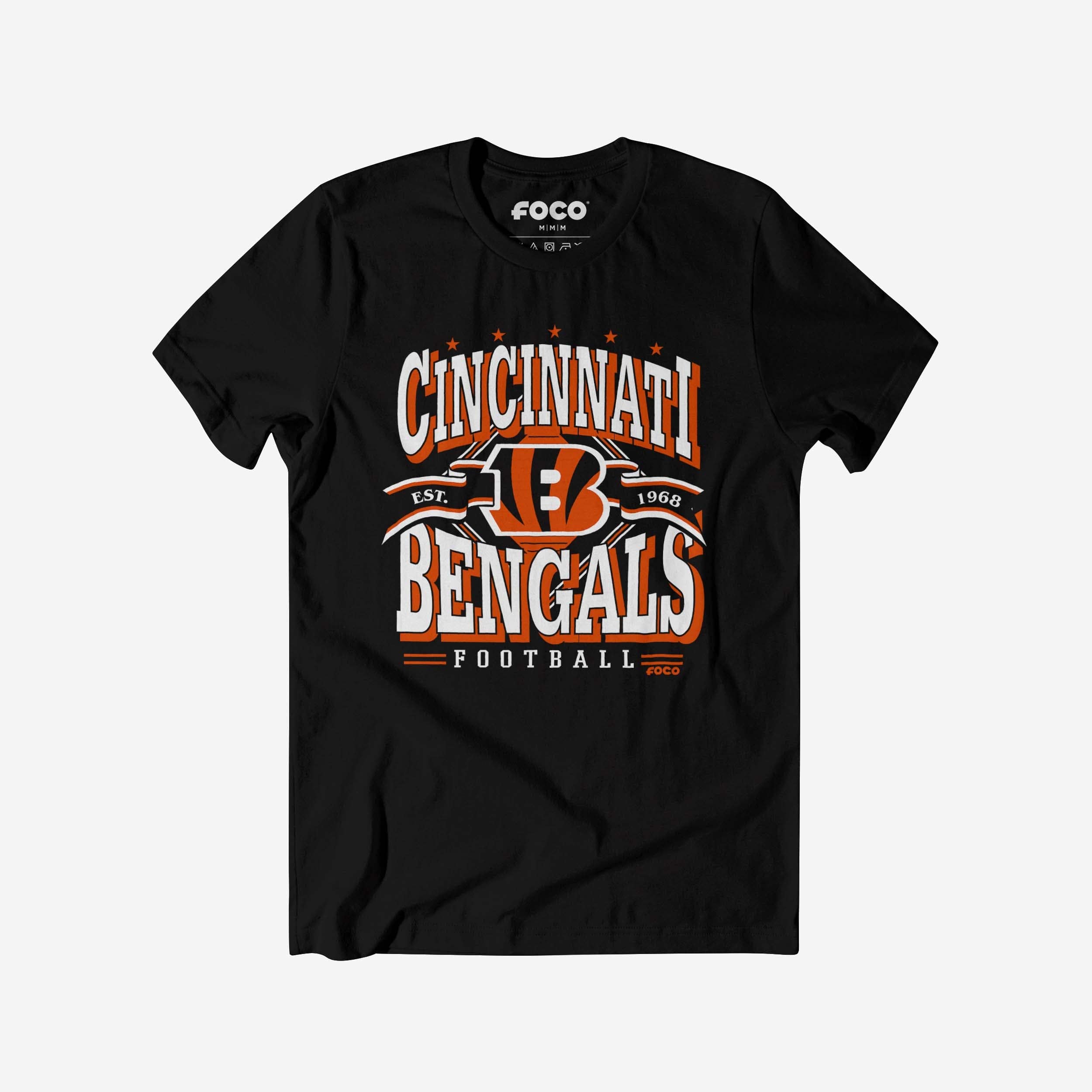 Cincinnati Bengals Established Banner T-Shirt FOCO