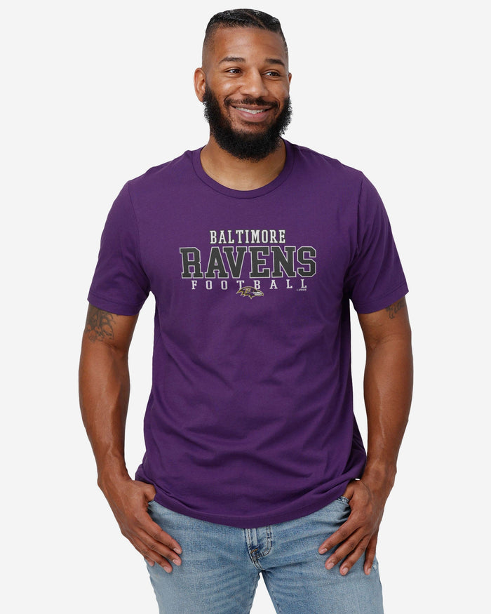 Baltimore Ravens Football Wordmark T-Shirt FOCO - FOCO.com