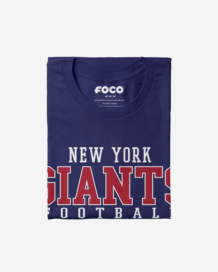 New York Giants Bold Wordmark T-Shirt FOCO