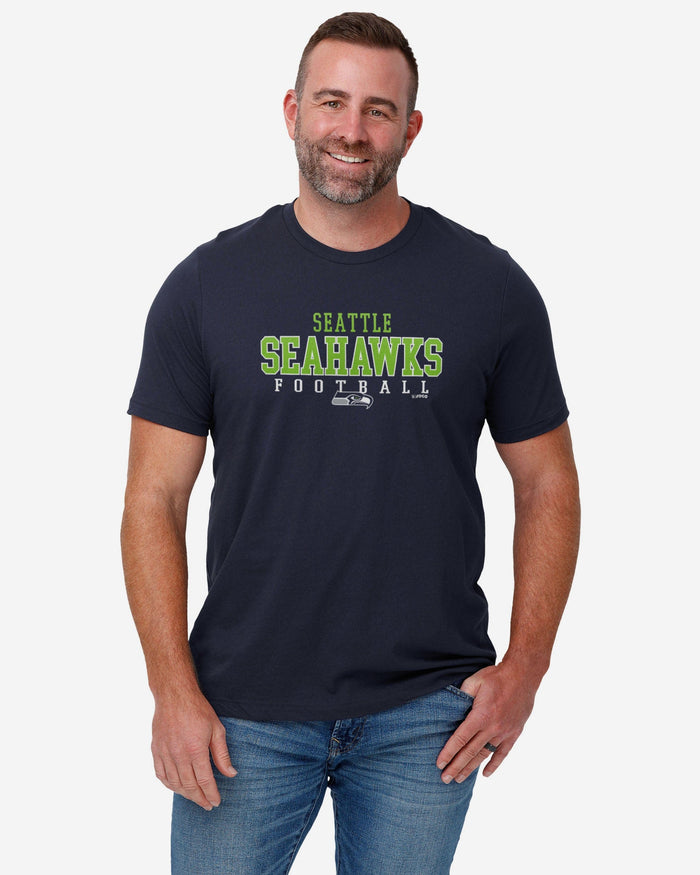 Seattle Seahawks Football Wordmark T-Shirt FOCO