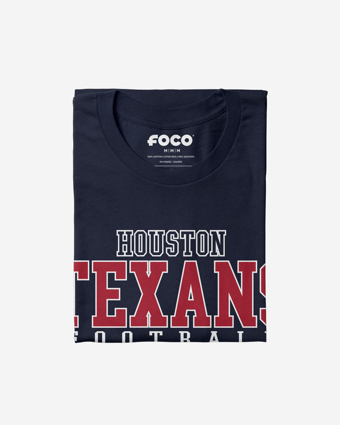 Houston Texans Football Wordmark T-Shirt FOCO