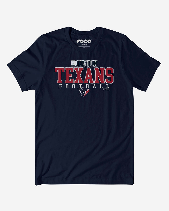 Houston Texans Football Wordmark T-Shirt FOCO S - FOCO.com