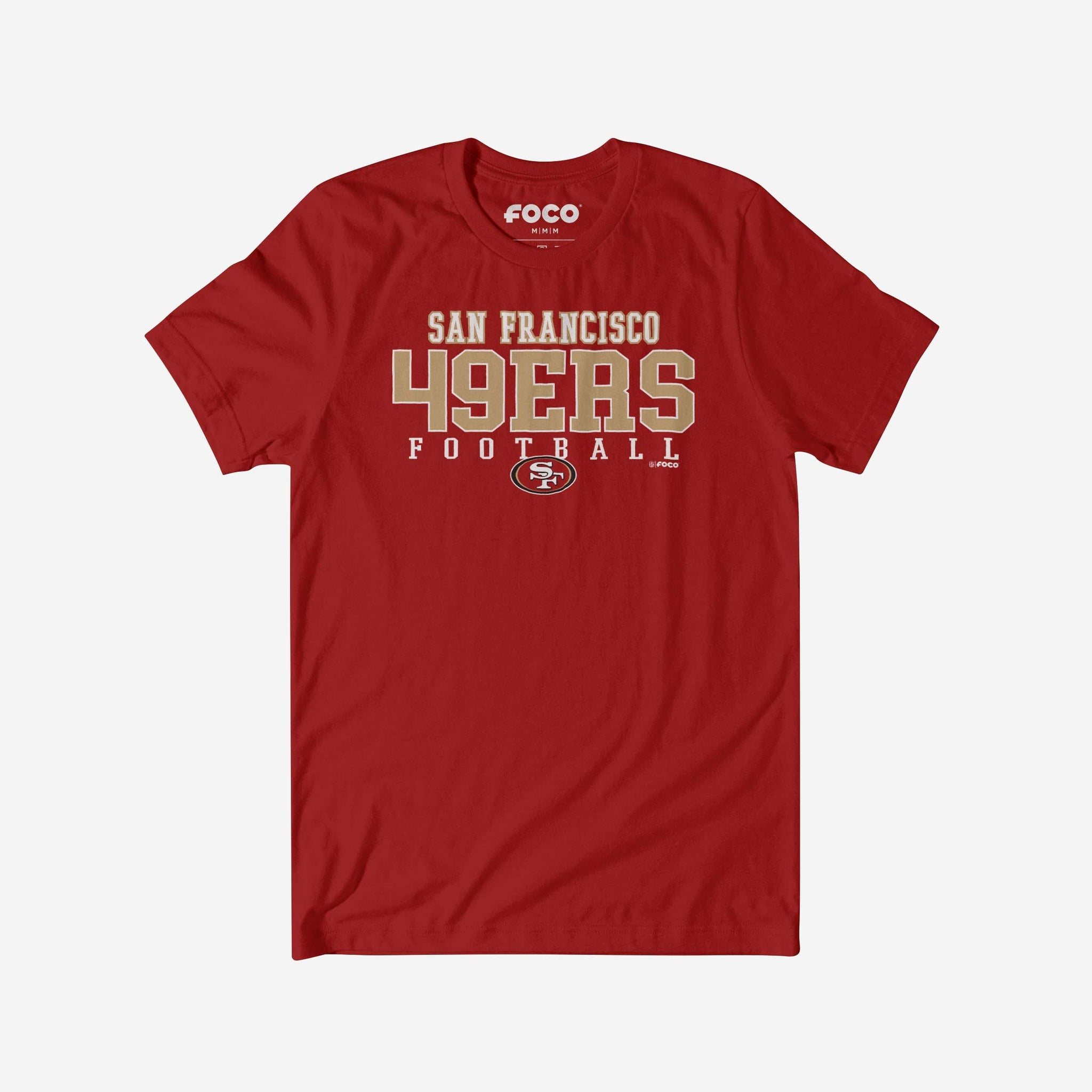 San Francisco 49ers Football Wordmark T-Shirt FOCO