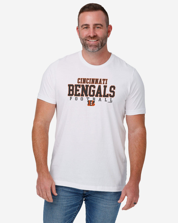 Cincinnati Bengals Football Wordmark T-Shirt FOCO - FOCO.com